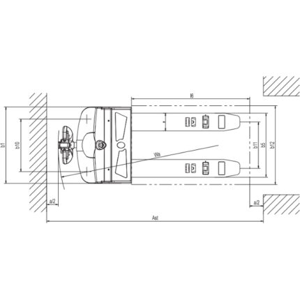 DELACCO Elektro paletni viličar 1800kg AC 2