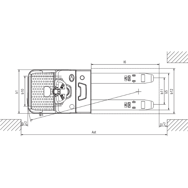 DELACCO Električni paletni viljuškar 2000kg AC EPS 2