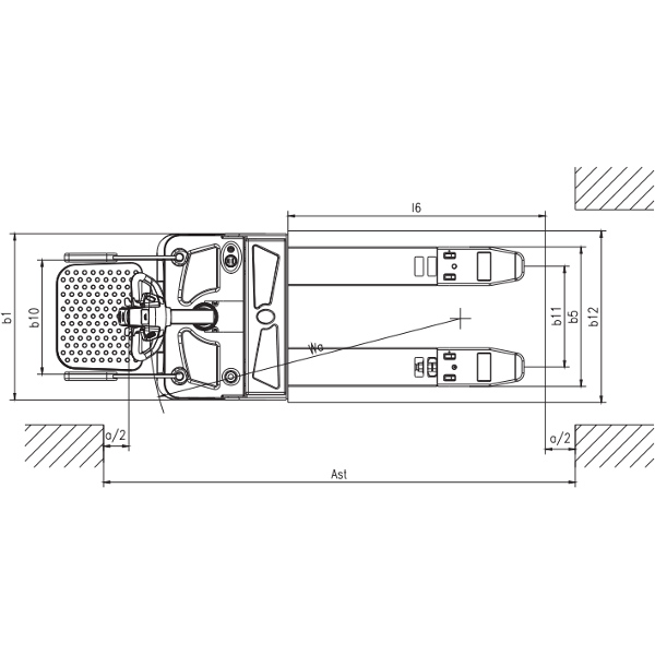 DELACCO Električni paletni viljuškar 3000kg AC EPS 2