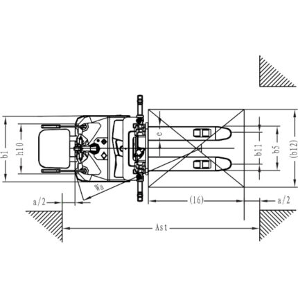 DELACCO Električni visokopodizni viljuskar 2000kg AC EPS -3