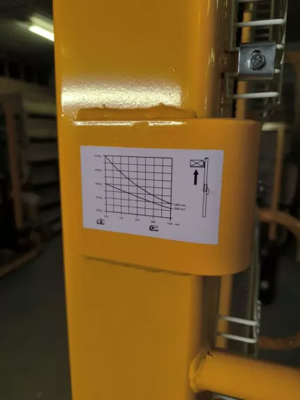 DELACCO RVV1000-3000mm - Ručni visokopodizni viljuškar 1000kg 3m slika 5