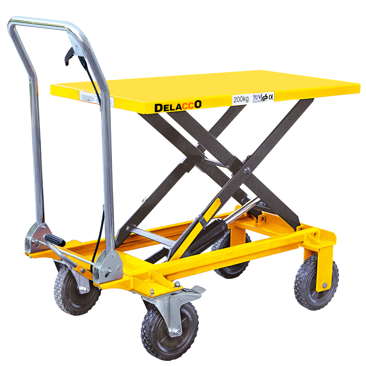 DELACCO_MPS200_terenski_hidraulični_mobilni_podizni_stolovi_sa_velikim_točkovima_200kg DELACCO MPS200 terenski hidraulični mobilni podizni stolovi sa velikim točkovima 200kg